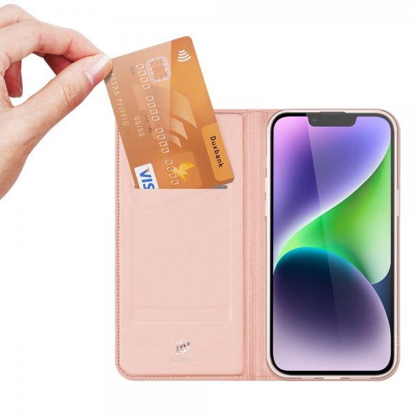 Dux Ducis iPhone 15 Kotelo Skin Pro Series Ruusukulta