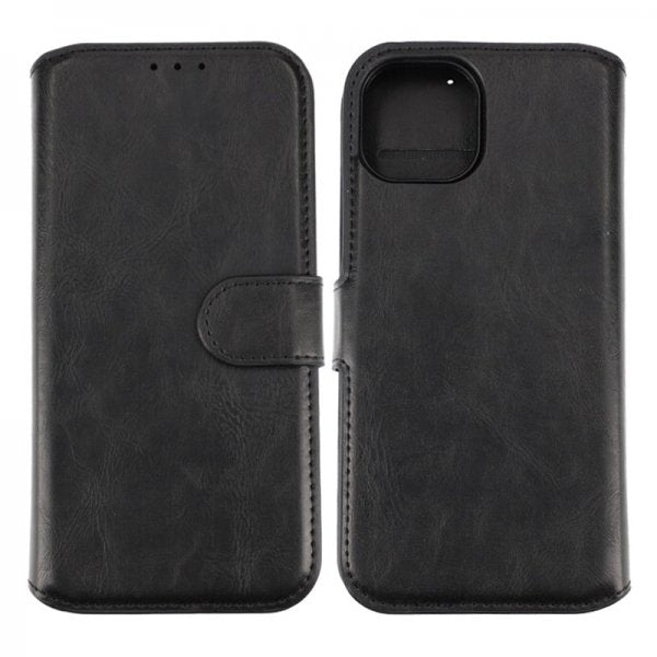 Rvelon iPhone 15 Kotelo Magneettisesti Irrotettava Kuori Musta