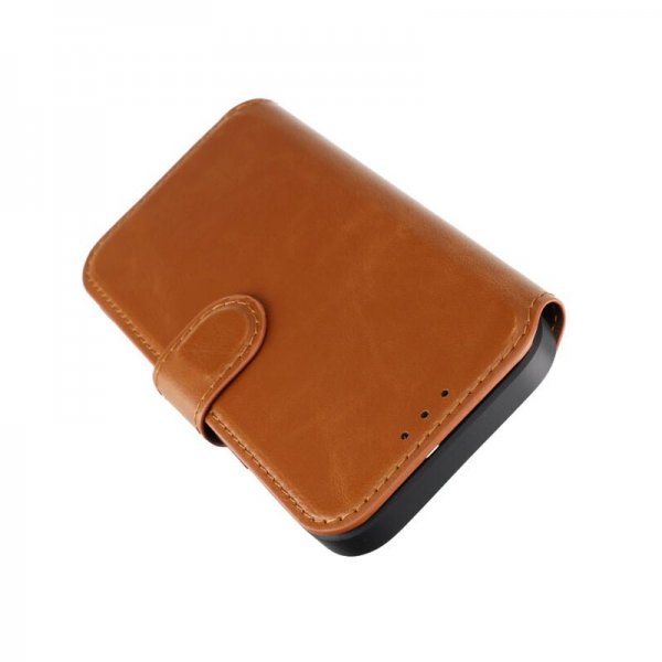 Rvelon iPhone 15 Kotelo 4 Korttipaikkaa MagSafe Ruskea