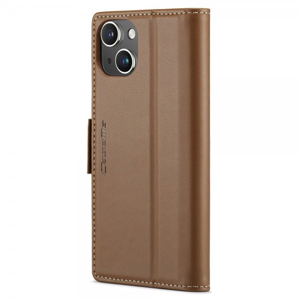 CaseMe iPhone 15 Plus Suojakotelo 023 Sarja Ruskea