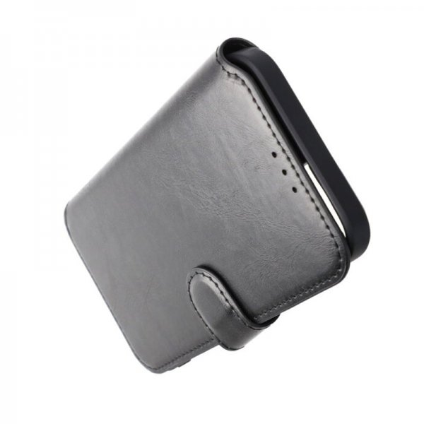 Rvelon iPhone 15 Plus Kotelo 4 Korttipaikkaa MagSafe Musta