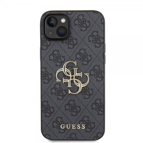 Guess iPhone 15 Plus Kuori 4G Logo Harmaa