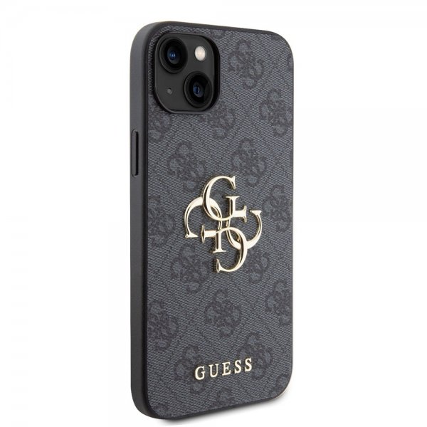 Guess iPhone 15 Plus Kuori 4G Logo Harmaa