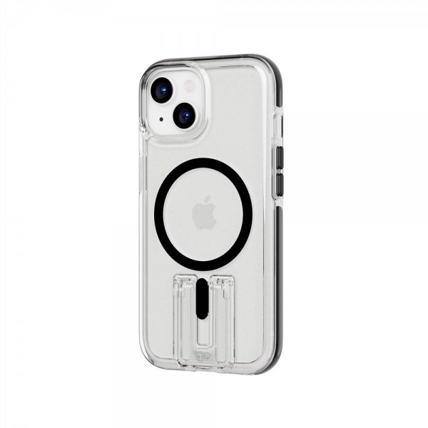 Tech21 iPhone 15 Plus -suojakuori Evo Crystal Kick MagSafe Clear/Black
