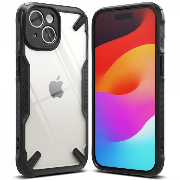 Ringke iPhone 15 Plus -suojakuori Fusion X Musta