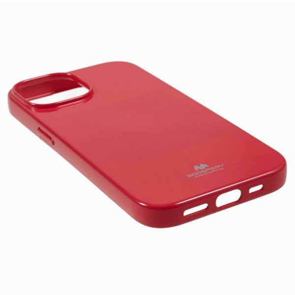 Mercury iPhone 15 Plus Suojakuori Jelly Glitter Magenta