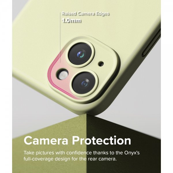Ringke iPhone 15 Plus Suojakuori Silicone Magnetic Sunny Lime