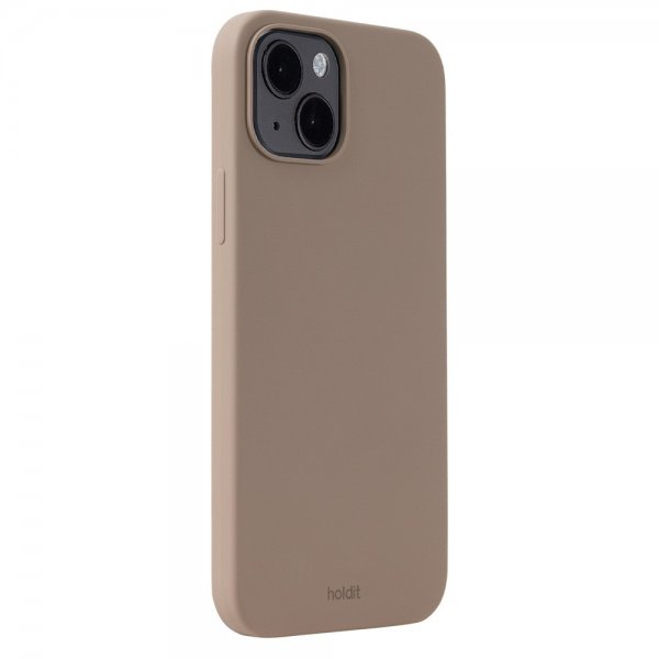 holdit iPhone 15 Plus -silikonikuori, Mocha Brown