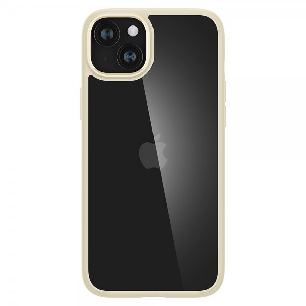Spigen iPhone 15 Plus -kuori Ultra Hybrid Mute Beige