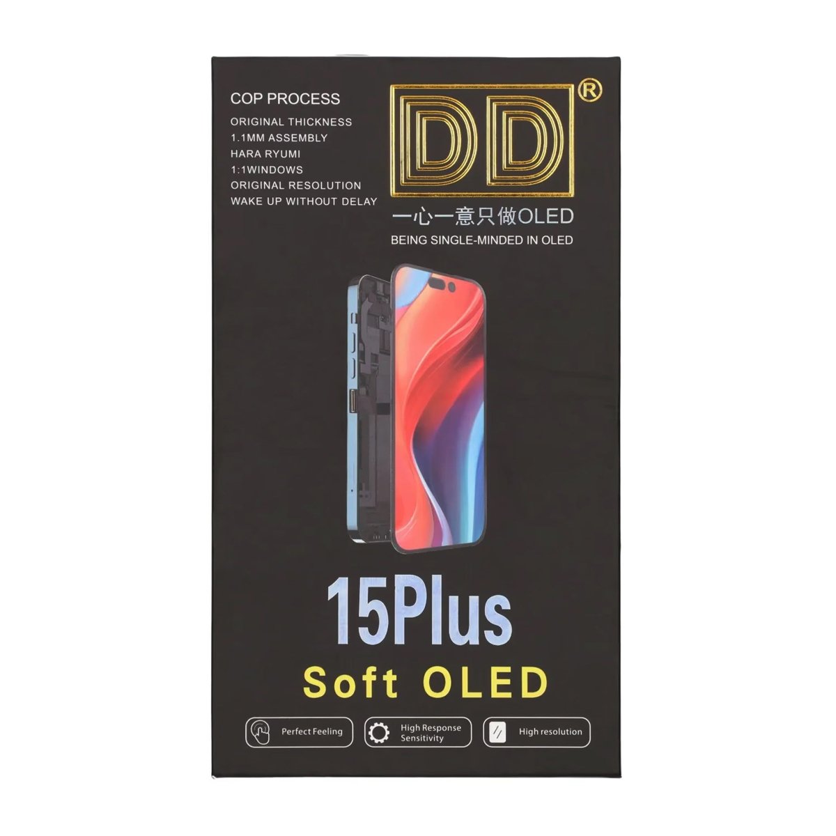 iPhone 15 Plus Soft OLED -näyttö Premium – DD