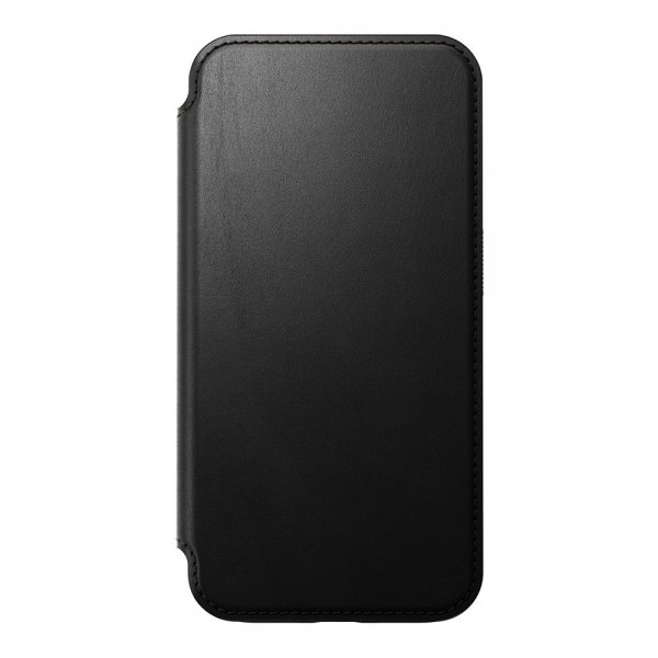 Nomad iPhone 15 Pro -kotelo Modern Leather Folio, musta