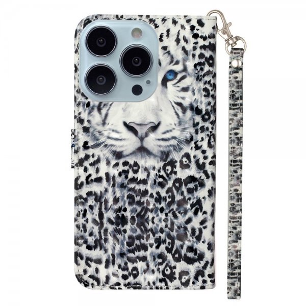 iPhone 15 Pro Kotelo Kuviolla Valkoinen Tiikeri