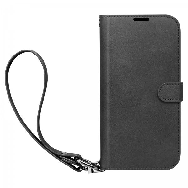 Spigen iPhone 15 Pro -kotelo Wallet S Pro musta