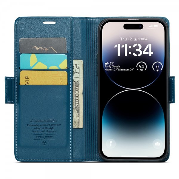 CaseMe iPhone 15 Pro Max Suojakotelo 023 Series Sininen