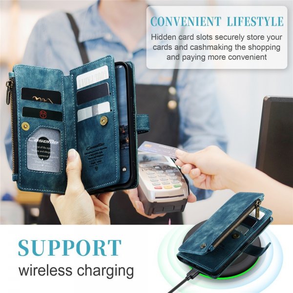 CaseMe iPhone 15 Pro Max -kotelo C30 Series Petrol