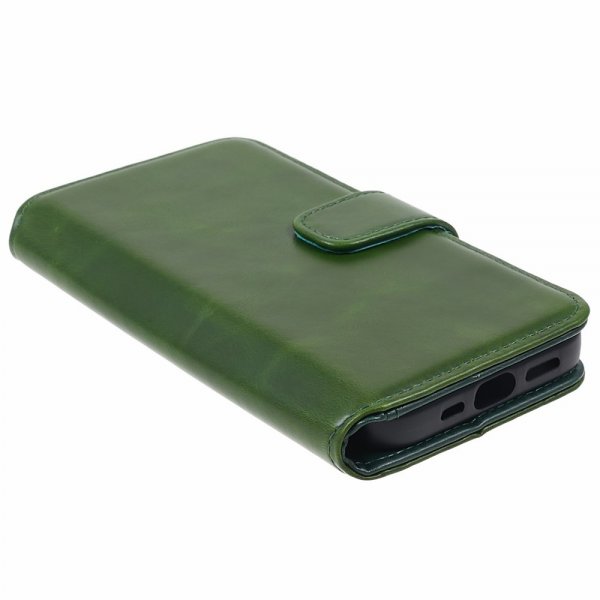 Nordic Covers iPhone 15 Pro Max - Essential nahkakotelo, Juniper Green