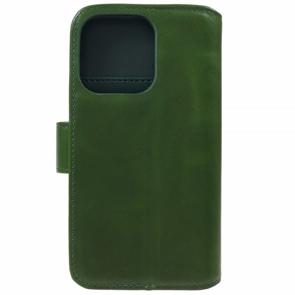 Nordic Covers iPhone 15 Pro Max - Essential nahkakotelo, Juniper Green