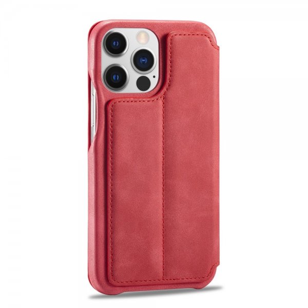 Lc.Imeeke iPhone 15 Pro Max -suojakuori retro punainen