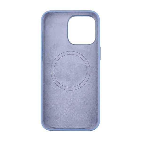Rvelon iPhone 15 Pro Max Silikonikuori MagSafe Sininen