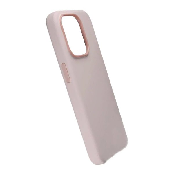 Rvelon iPhone 15 Pro Max Kuori Silikoni MagSafe Vaaleanpunainen