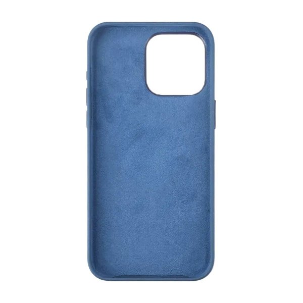 Rvelon iPhone 15 Pro Max Kuori Silikoni Tummansininen