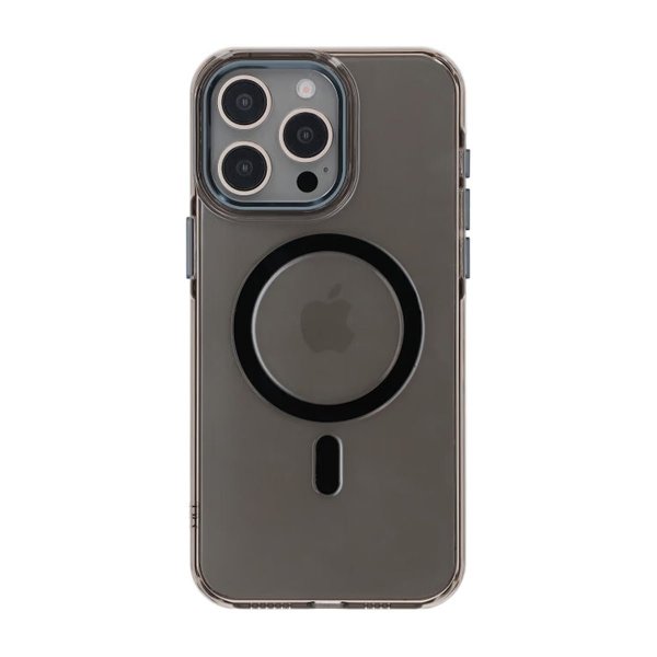 Rvelon iPhone 15 Pro Max Kuori TPU MagSafe Musta