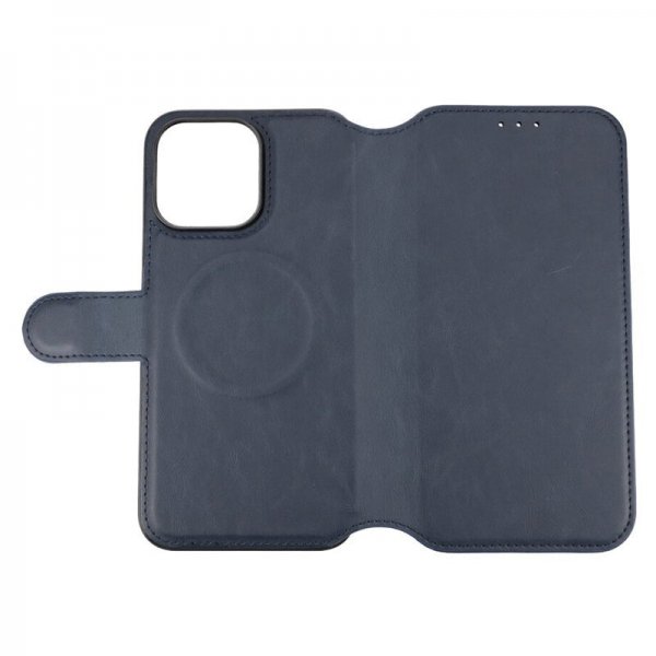 Rvelon iPhone 15 Pro Max -suojakotelo 4 korttipaikalla MagSafe-sininen