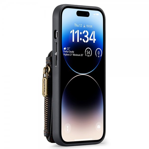CaseMe iPhone 15 Pro Max -suojakuori, C20 Series, musta