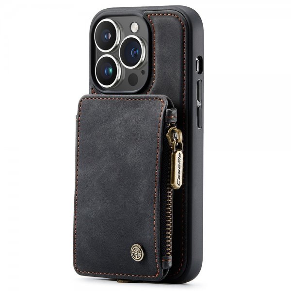 CaseMe iPhone 15 Pro Max -suojakuori, C20 Series, musta