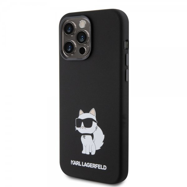 Karl Lagerfeld iPhone 15 Pro Max Kuori Choupette NFT Musta