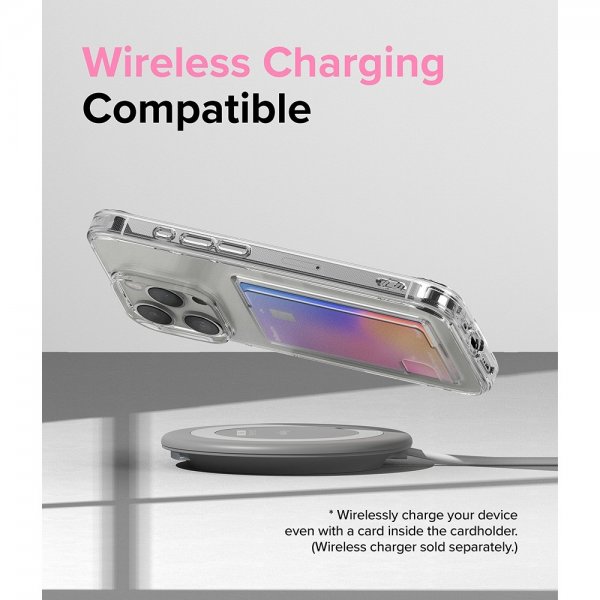 Ringke iPhone 15 Pro Max Kuori Fusion Card Clear