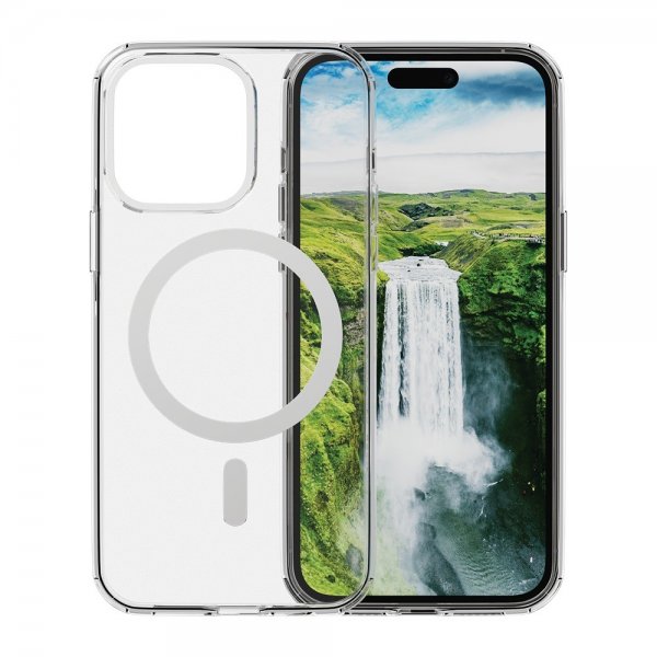 dbramante1928 iPhone 15 Pro Max Kuori Iceland Ultra D3O MagSafe Läpinäkyvä