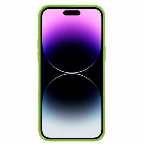 Mercury iPhone 15 Pro Max Kuori Jelly Glitter Vihreä