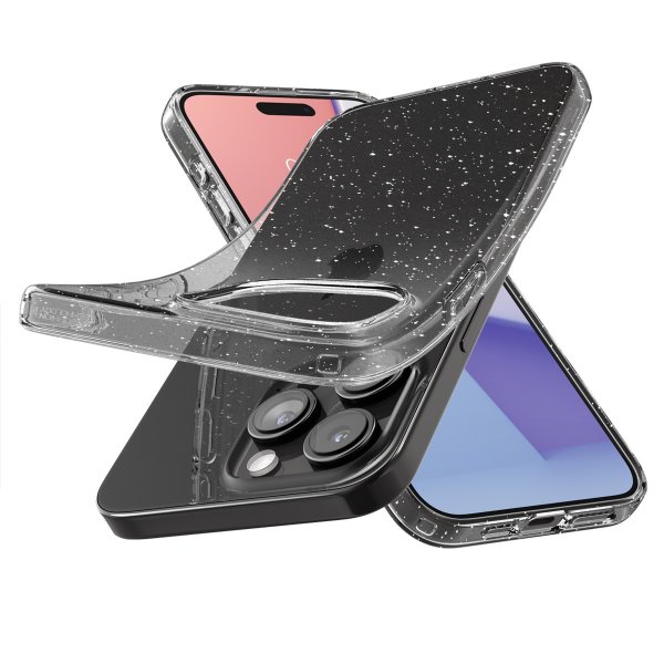 Spigen iPhone 15 Pro Max Kuoret Liquid Crystal Glitter Crystal Quartz
