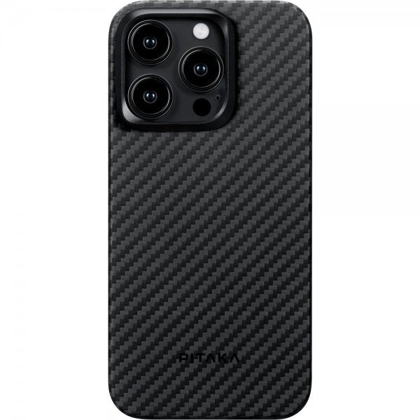 Pitaka iPhone 15 Pro Max Kuori MagEZ Case 4 Black/Grey Twill