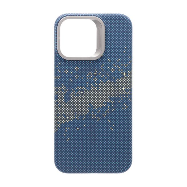 iPhone 15 Pro Max Kuori Taittuva Jalusta MagSafe Sinikulta