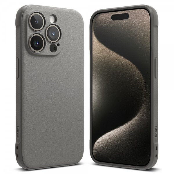 Ringke iPhone 15 Pro Max -suojakuori Onyx Gray