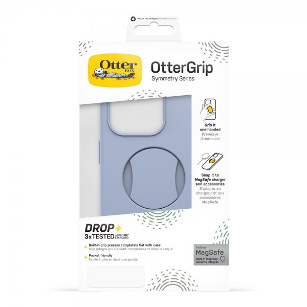 Otterbox iPhone 15 Pro Max -suojakuori OtterGrip Symmetry MagSafe You Do Blue