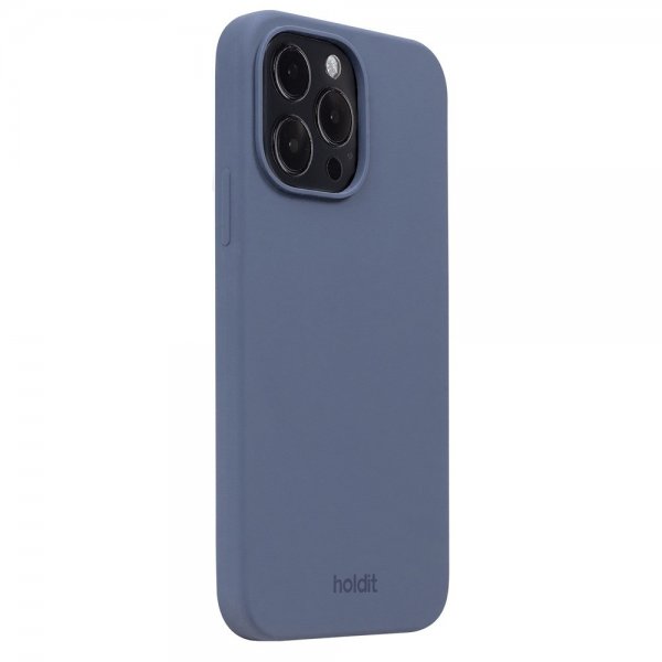 Holdit iPhone 15 Pro Max Kuori Silikoni Pacific Blue