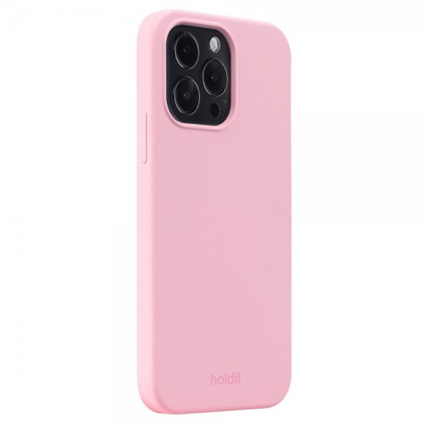 Holdit iPhone 15 Pro Max Kuori Silikoni Roosa