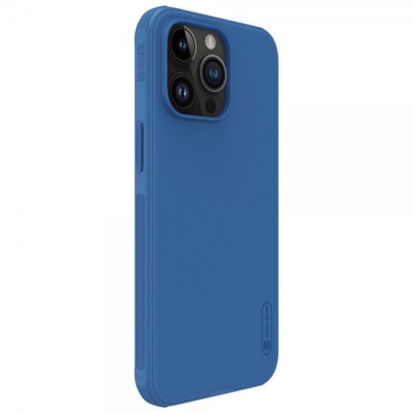Nillkin iPhone 15 Pro Max Kuori Super Frosted Shield Pro Sininen