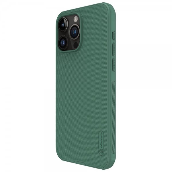 Nillkin iPhone 15 Pro Max Suojakuori Super Frosted Shield Pro Vihreä