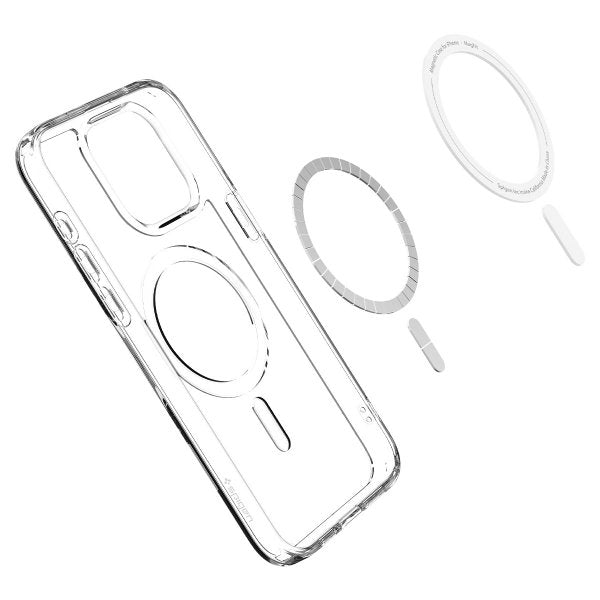 Spigen iPhone 15 Pro Max Kuori Ultra Hybrid MagFit Valkoinen