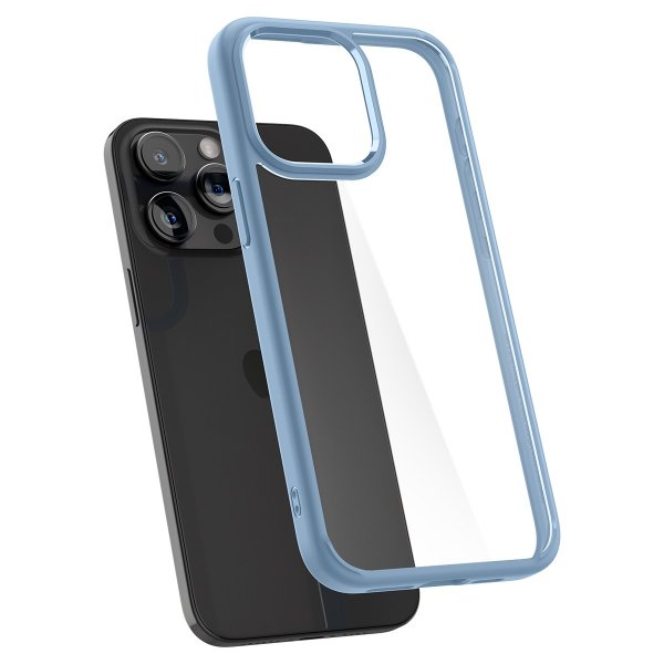 Spigen iPhone 15 Pro Max -suojakuori Ultra Hybrid Sierra Blue
