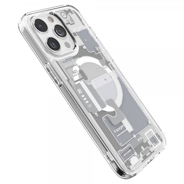 Spigen iPhone 15 Pro Max Kuori Ultra Hybrid Zero One MagFit Valkoinen