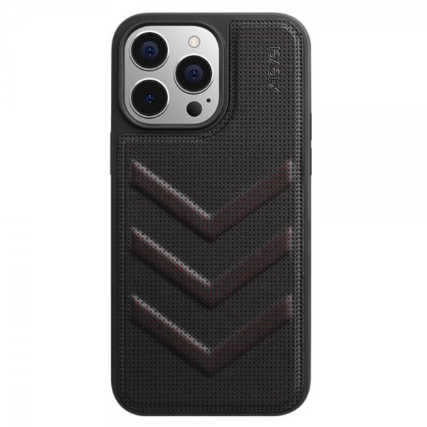 X-Level iPhone 15 Pro Max Kuori V-muoto Musta