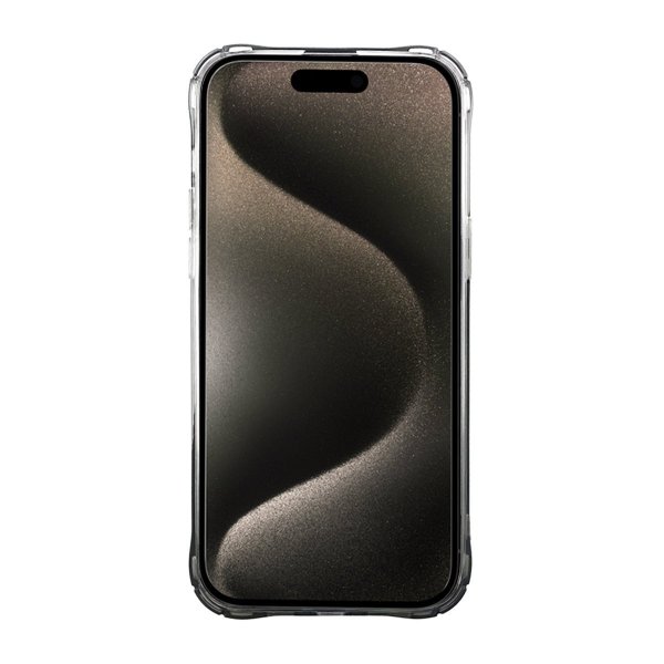 iPhone 15 Pro Max Kuori Korttipidike Iskunkestävä Musta