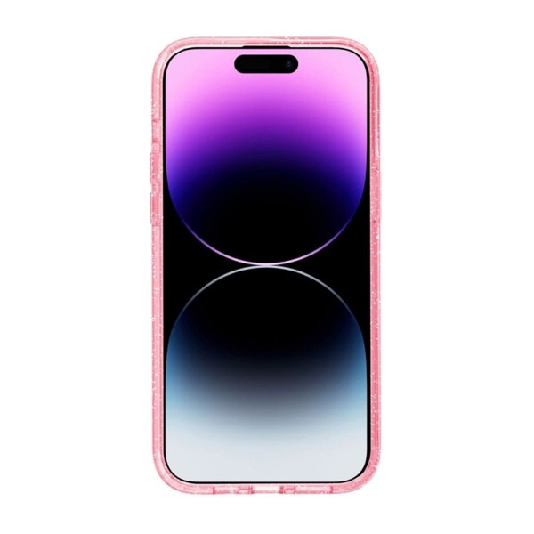 iPhone 15 Pro Kuori Glitter MagSafe Ruusu