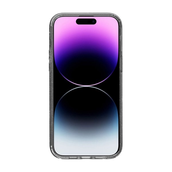 iPhone 15 Pro Kuori Glitter MagSafe Musta