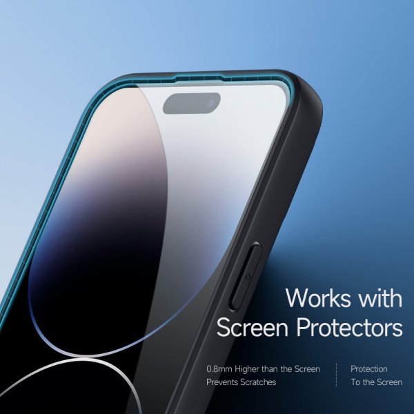 Dux Ducis iPhone 15 Pro -suojakuori Aimo-sarja musta